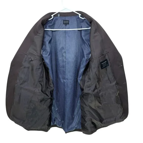 7DIAMONDS Giovan Battista Blazer‎ Men's XL JKT-8037 Brown Cotton Sport Coat - Picture 3 of 6